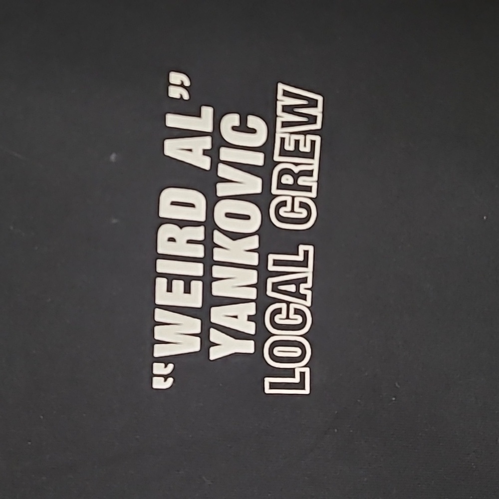 NEW "Weird Al" Jankovic 2015 Crew Gildan Black Tee